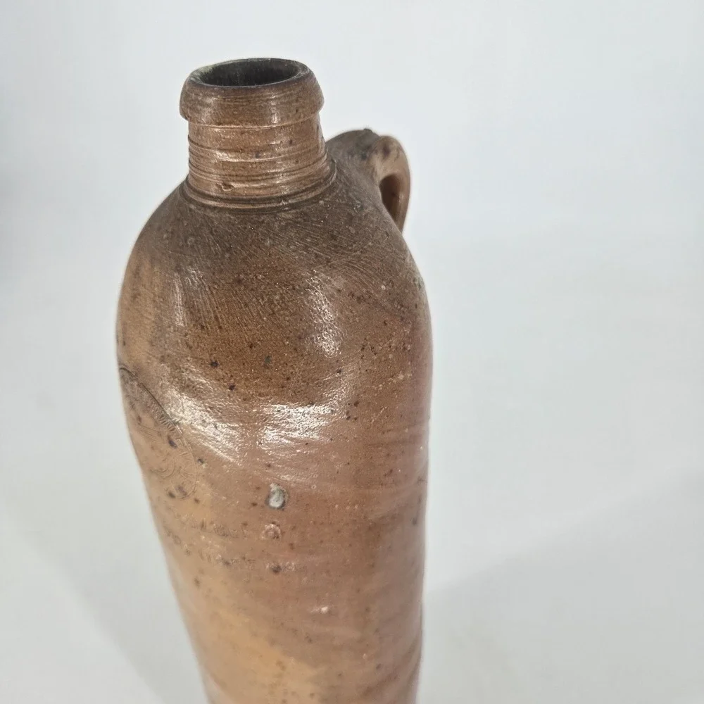 Antique Apollinaris Stoneware Bottle Georg Kreuzberg Ahrweiler Jug 12